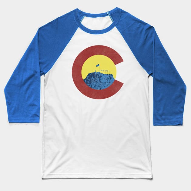 Simpson's Rest, CO Baseball T-Shirt by Moonrocks Apparel